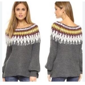 NWT! 😍Free People Baltic Fairisle Sweater.